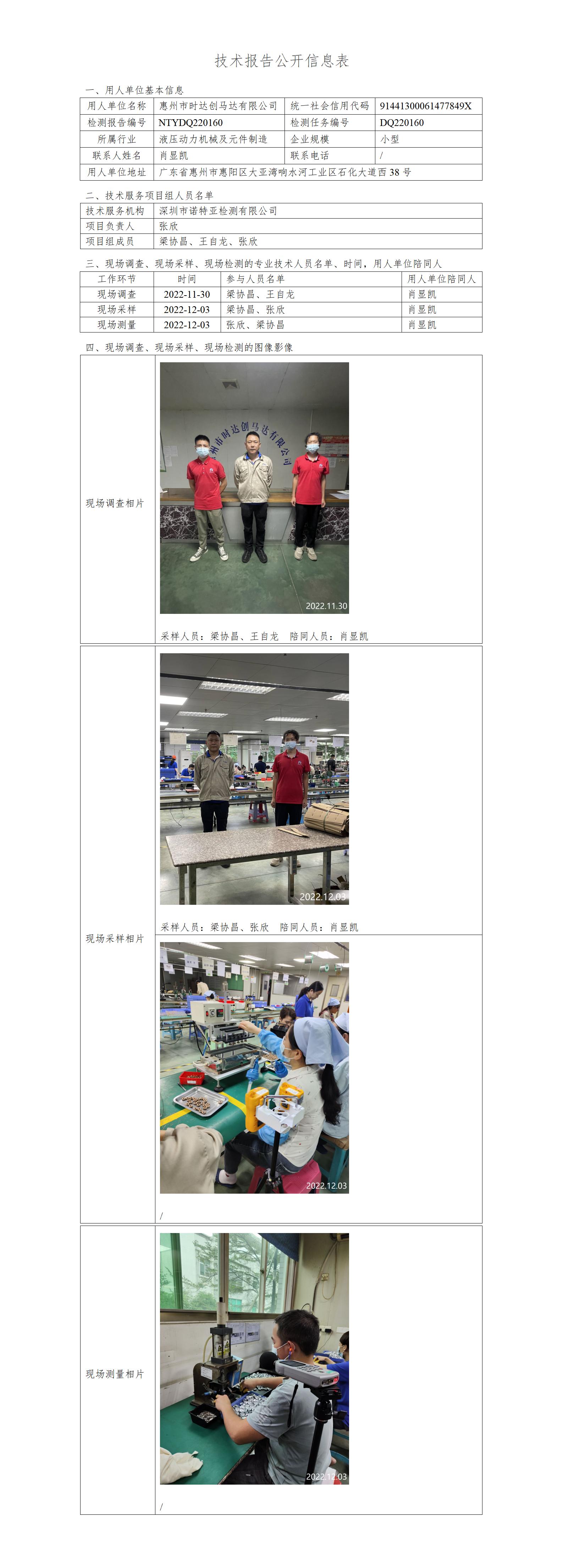 NTYDQ220160-惠州市时达创马达有限公司